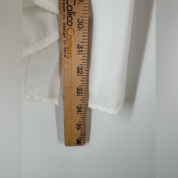 SUPERDOWN Breanna V-Neck Strappy Shift Mini Dress White Size Small - Picture 9 of 12